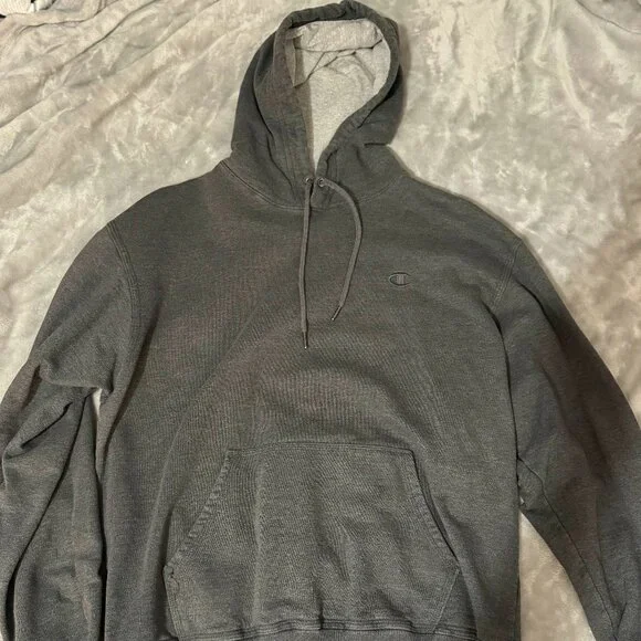 *NEW* Grey Champion Hoodie (Large) - Picture 1 of 1